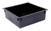 Black Single Tray