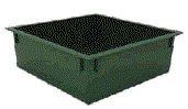 Dark Green Single Tray