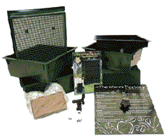 Dark Green Worm Factory� Packaged