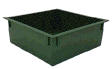 Dark Green Single Tray