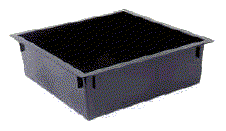 Single Black Tray